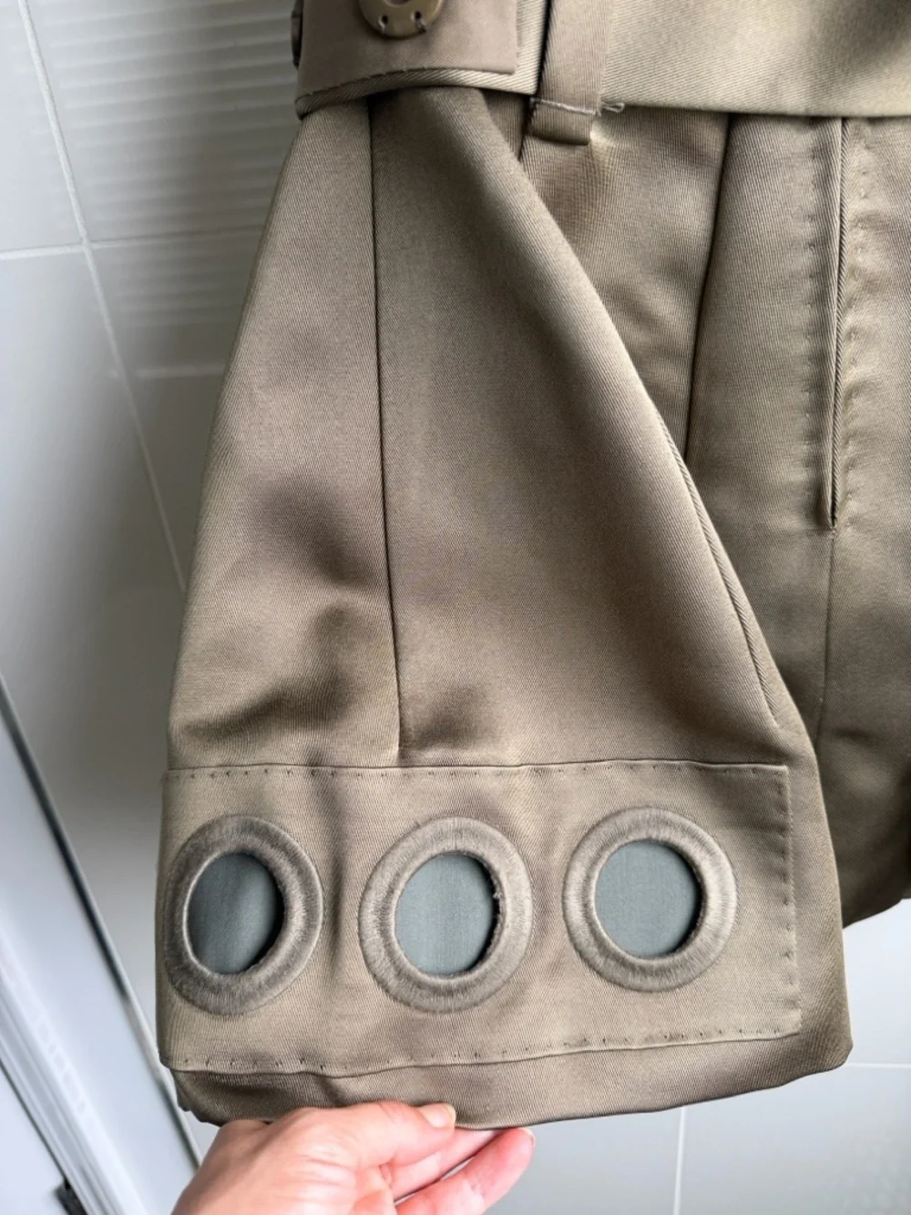 Marc Jacobs Runway Olive Strapless Utility Mini Dress - Picture 7 of 16